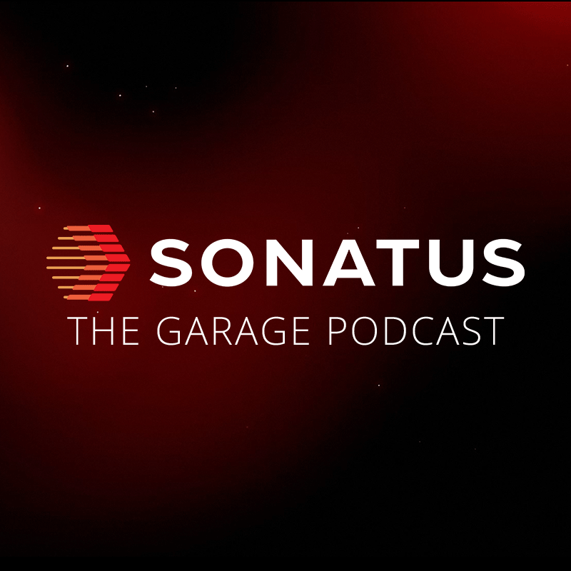 The Garage Podcast logo